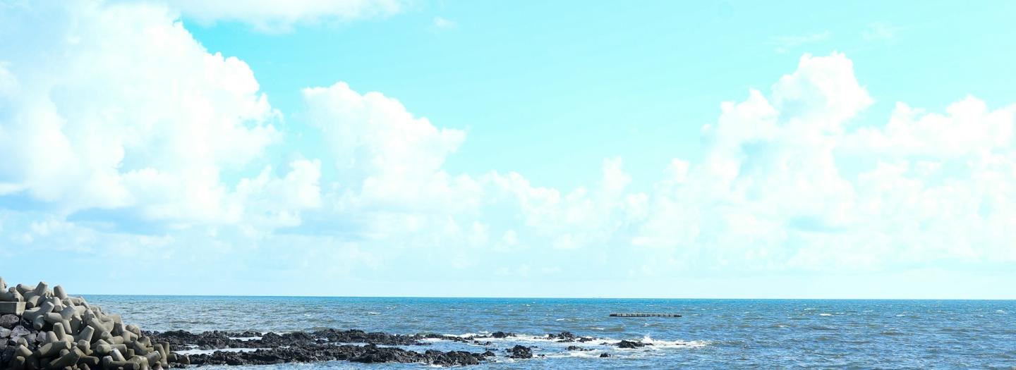 Sunny day along the coast