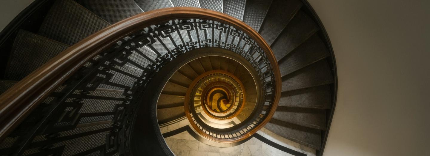 A staircase