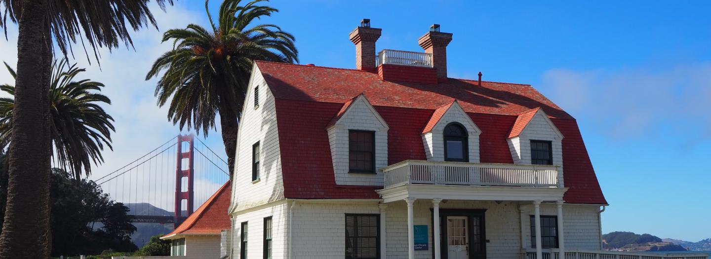 A building at the Presidio in San Francisco
