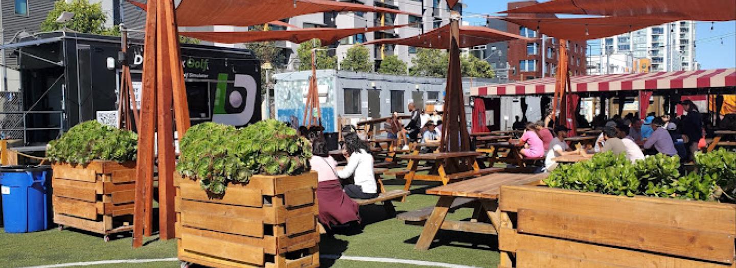 Picnic area at SPARK Social SF