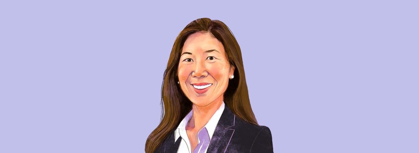 Illustrated portrait of Lisa Oei