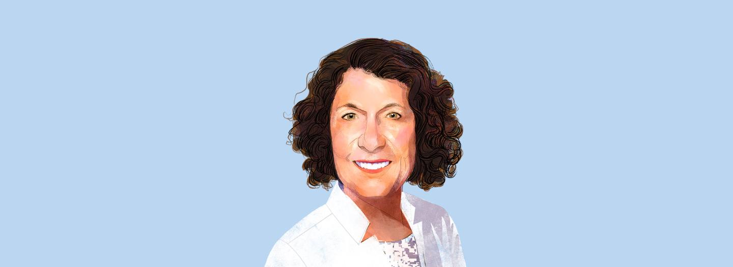 Illustrated portrait of Susan Buchbinder