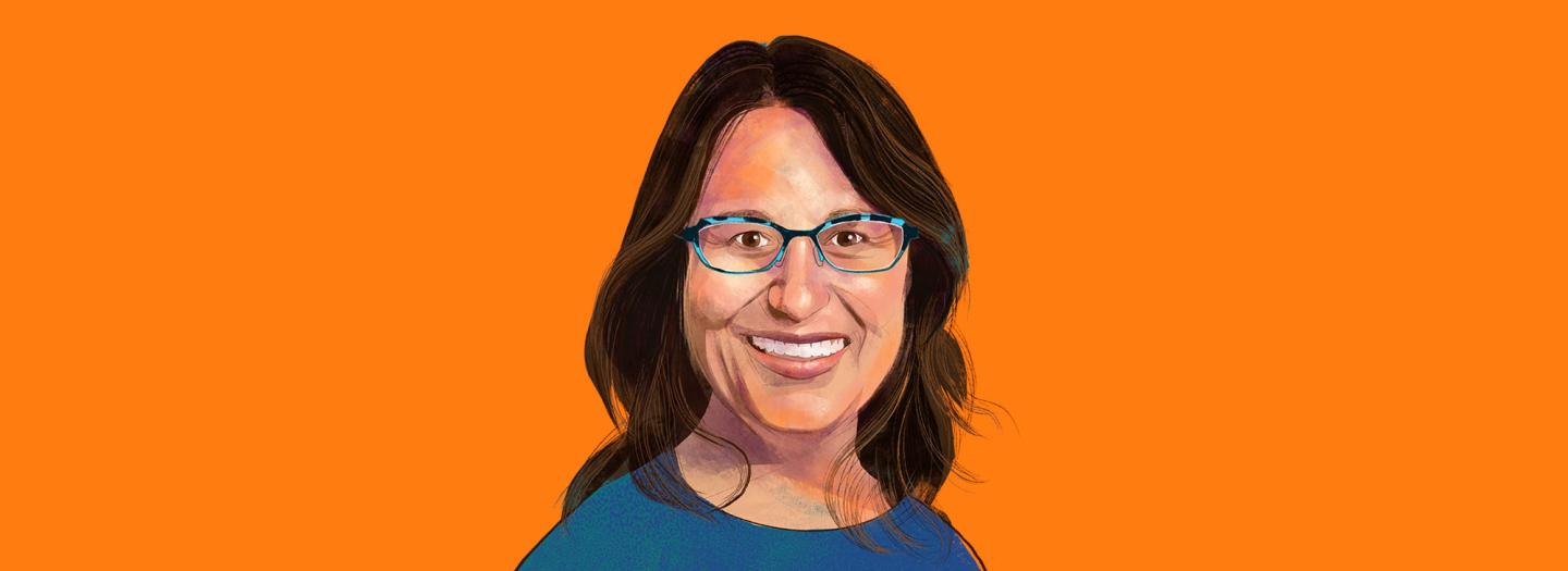 Illustrated portrait of Maria Lopez