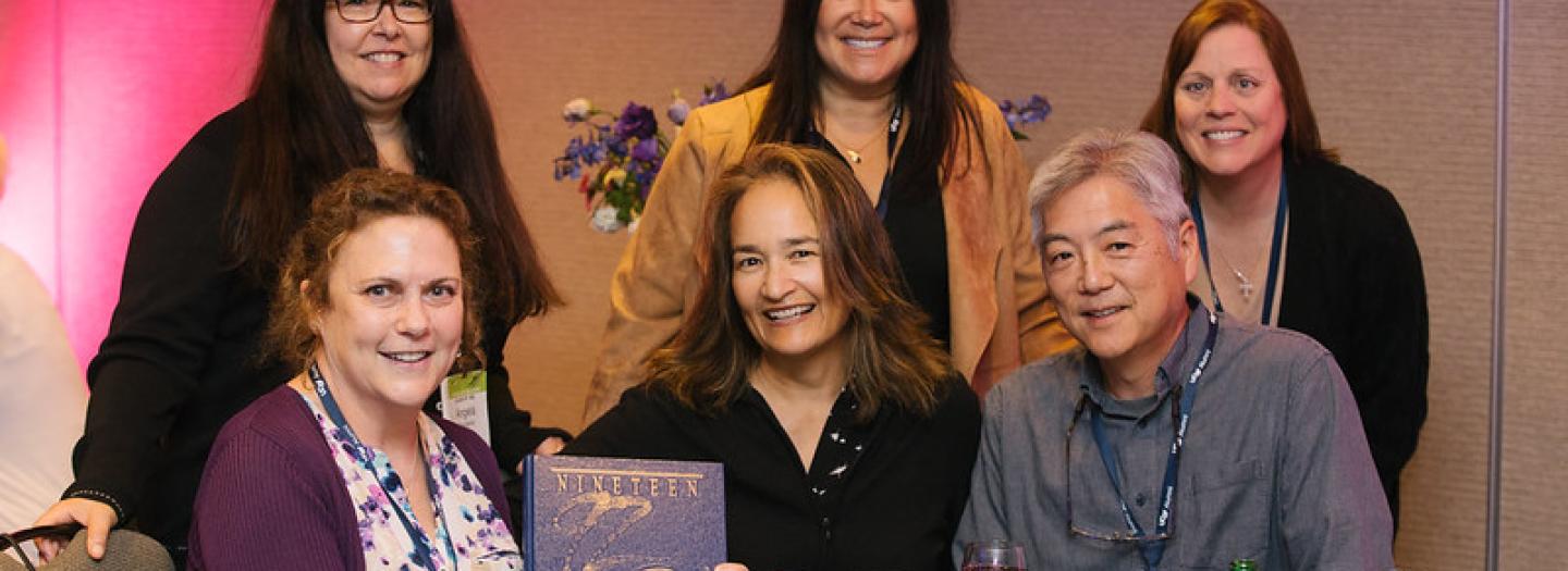 UCSF dental alumni at a reception