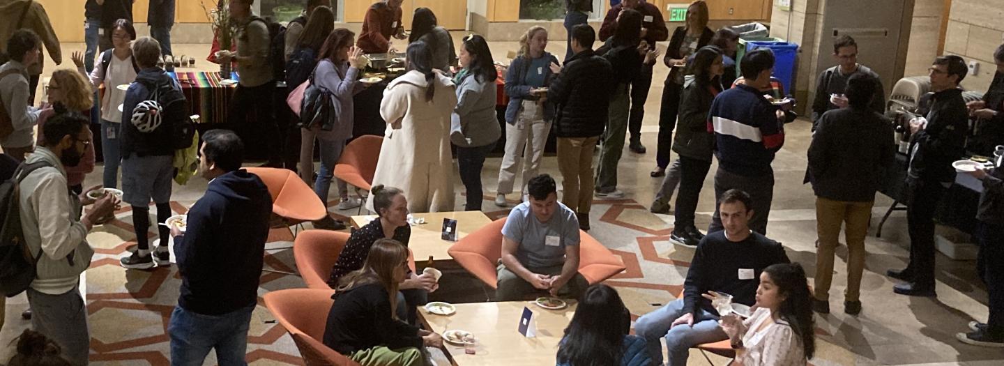 UCSF Graduate Division community networking at a reception