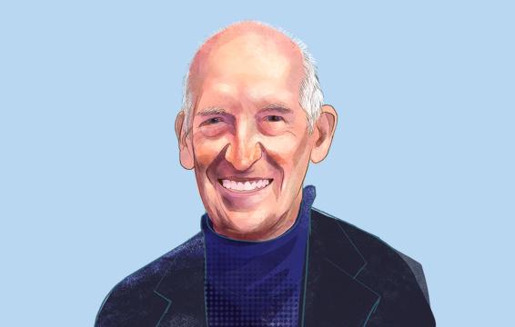 Illustrated portrait of Les Benet