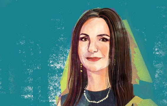 Illustrated portrait of Hala Borno