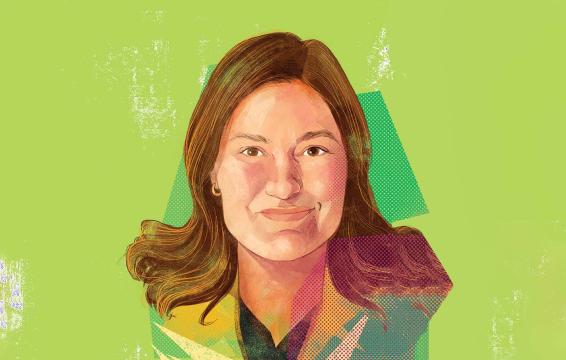 Illustrated portrait of Amanda Watters Gorman