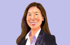 Illustrated portrait of Lisa Oei
