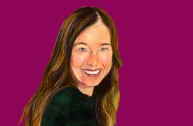 Illustrated portrait of Colleen McEvoy