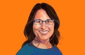 Illustrated portrait of Maria Lopez