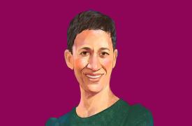 Illustrated portrait of Ronni Brown
