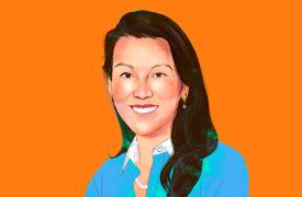 Illustrated portrait of Stephanie Chao